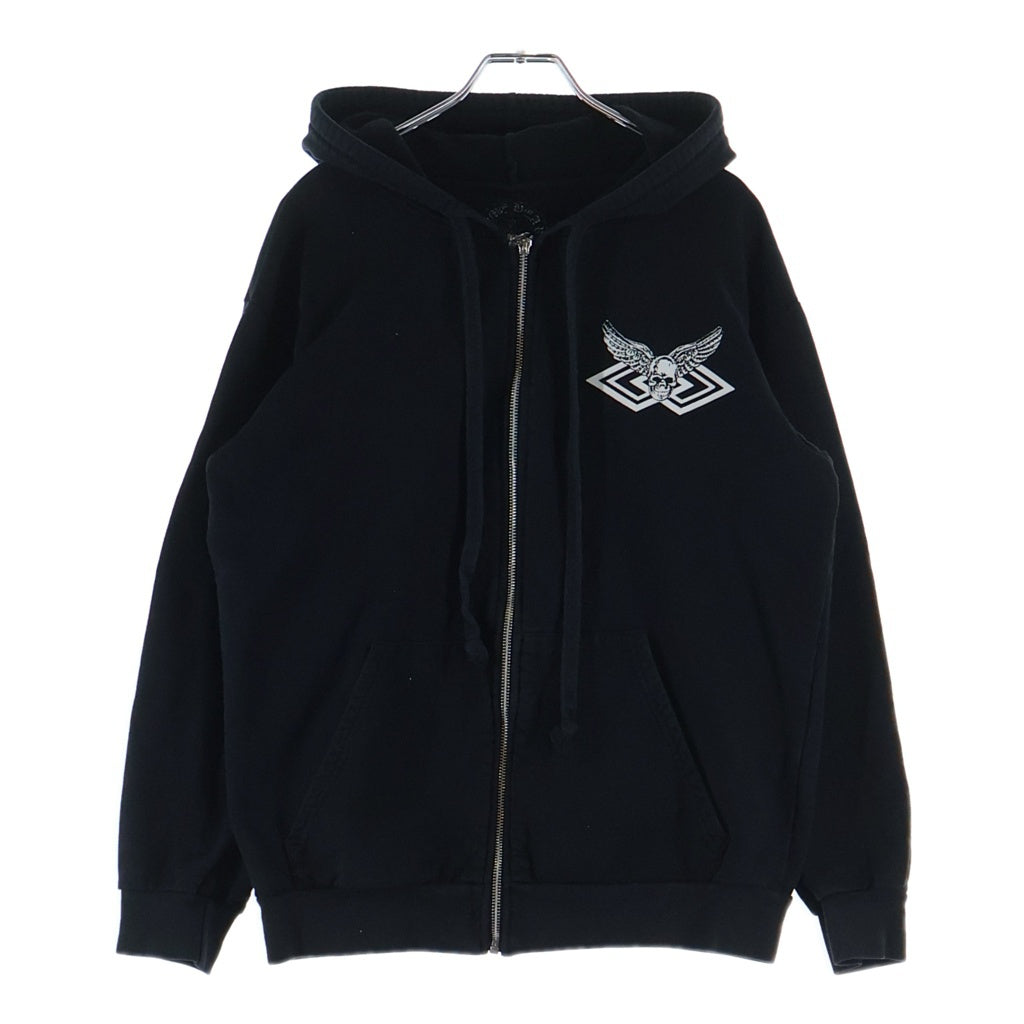 CHROME HEARTS(クロムハーツ) SWTSHRT HD ZIP FOTI フォティバックプリントジップアップパーカー