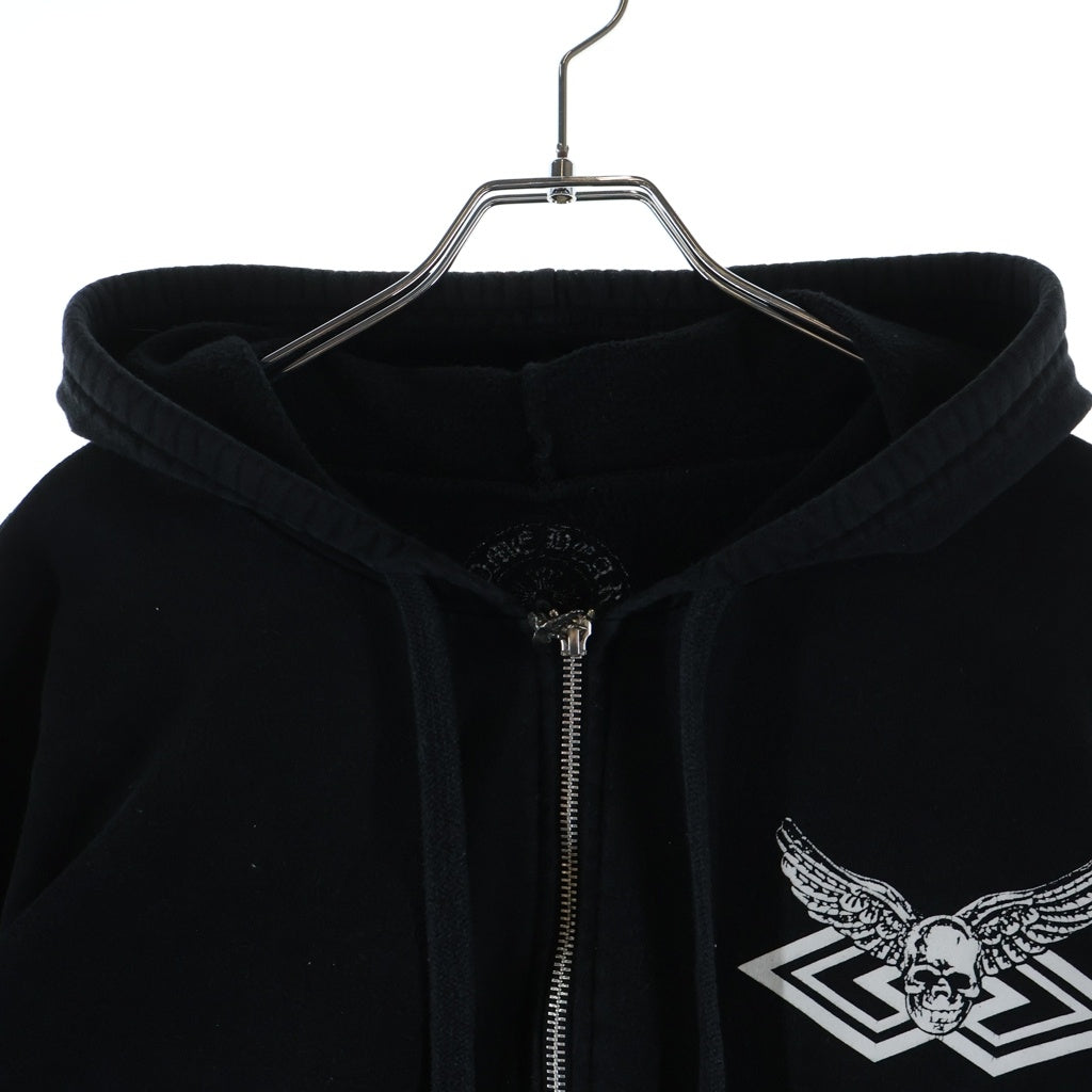 CHROME HEARTS(クロムハーツ) SWTSHRT HD ZIP FOTI フォティバックプリントジップアップパーカー