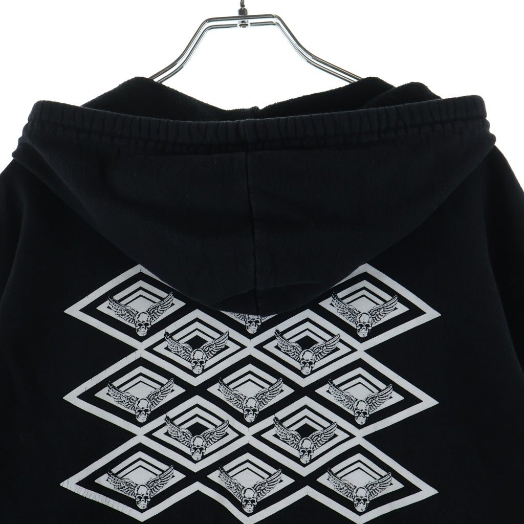 CHROME HEARTS(クロムハーツ) SWTSHRT HD ZIP FOTI フォティバックプリントジップアップパーカー