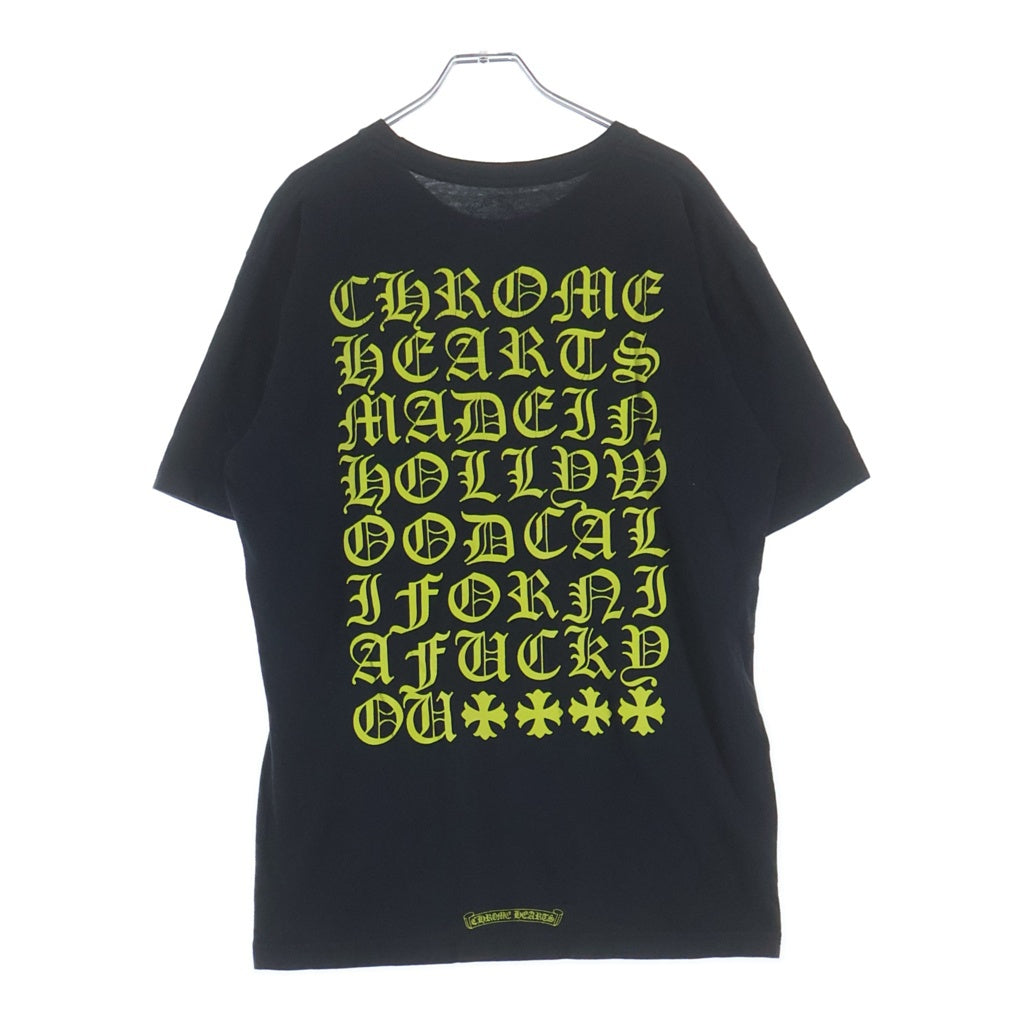CHROME HEARTS(クロムハーツ) CH T-SHRT 1 バック英字プリントTシャツ 半袖カットソー