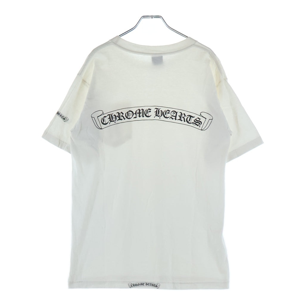 CHROME HEARTS(クロムハーツ) OLD バックスクロールラベルプリント 半袖Tシャツカットソー