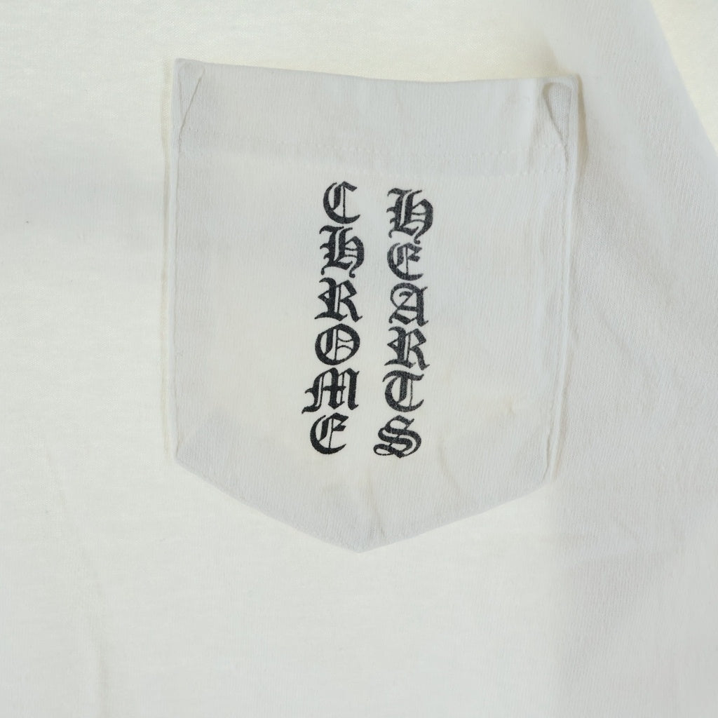 CHROME HEARTS(クロムハーツ) OLD バックスクロールラベルプリント 半袖Tシャツカットソー