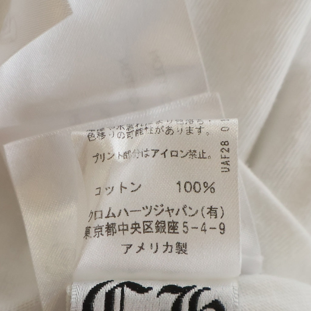 CHROME HEARTS(クロムハーツ) CH T-SHIRT ネックロゴ 半袖Tシャツ ホワイト