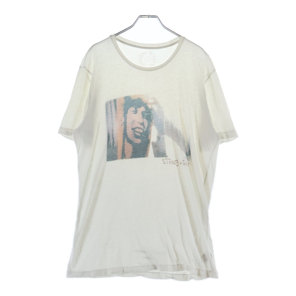 CHROME HEARTS(クロムハーツ) ×The Rolling Stones ローリングストーンズ フォトプリント半袖Tシャツカットソー