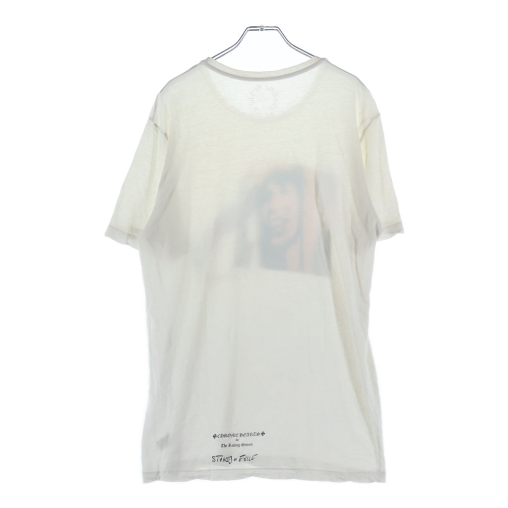 CHROME HEARTS(クロムハーツ) ×The Rolling Stones ローリングストーンズ フォトプリント半袖Tシャツカットソー
