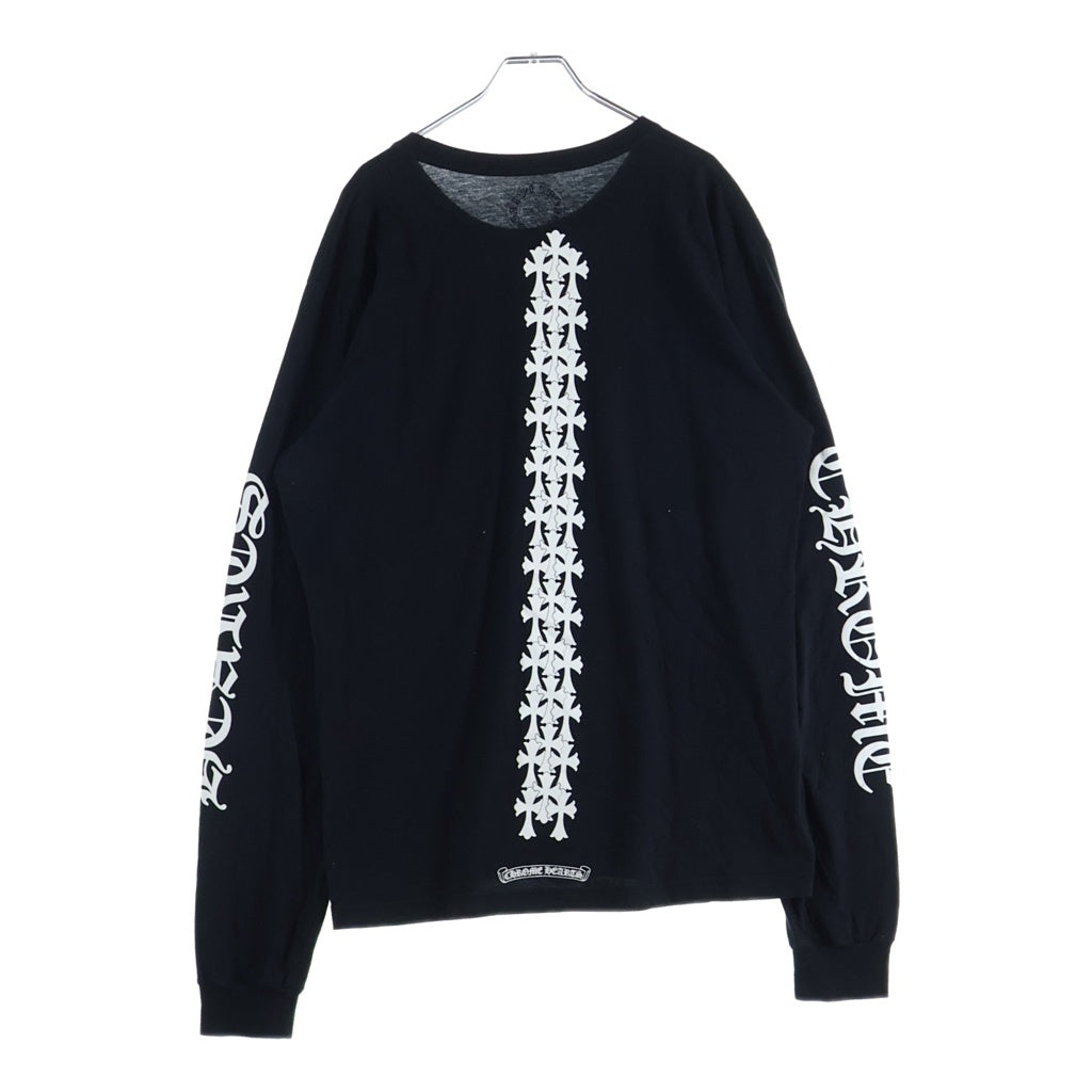 CHROME HEARTS(クロムハーツ) Cemetery Cross Tire Track L/S Tee セメタリークロスタイヤトラックロングスリーブ長袖Tシャツ