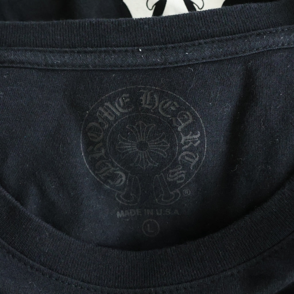 CHROME HEARTS(クロムハーツ) Cemetery Cross Tire Track L/S Tee セメタリークロスタイヤトラックロングスリーブ長袖Tシャツ