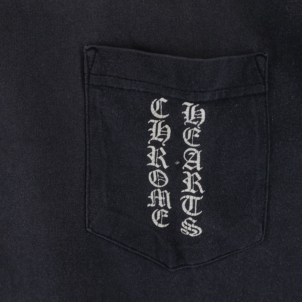 CHROME HEARTS(クロムハーツ) OLD S/S オールド バックアメリカンフラグスクロールラベルプリント 半袖Tシャツカットソー
