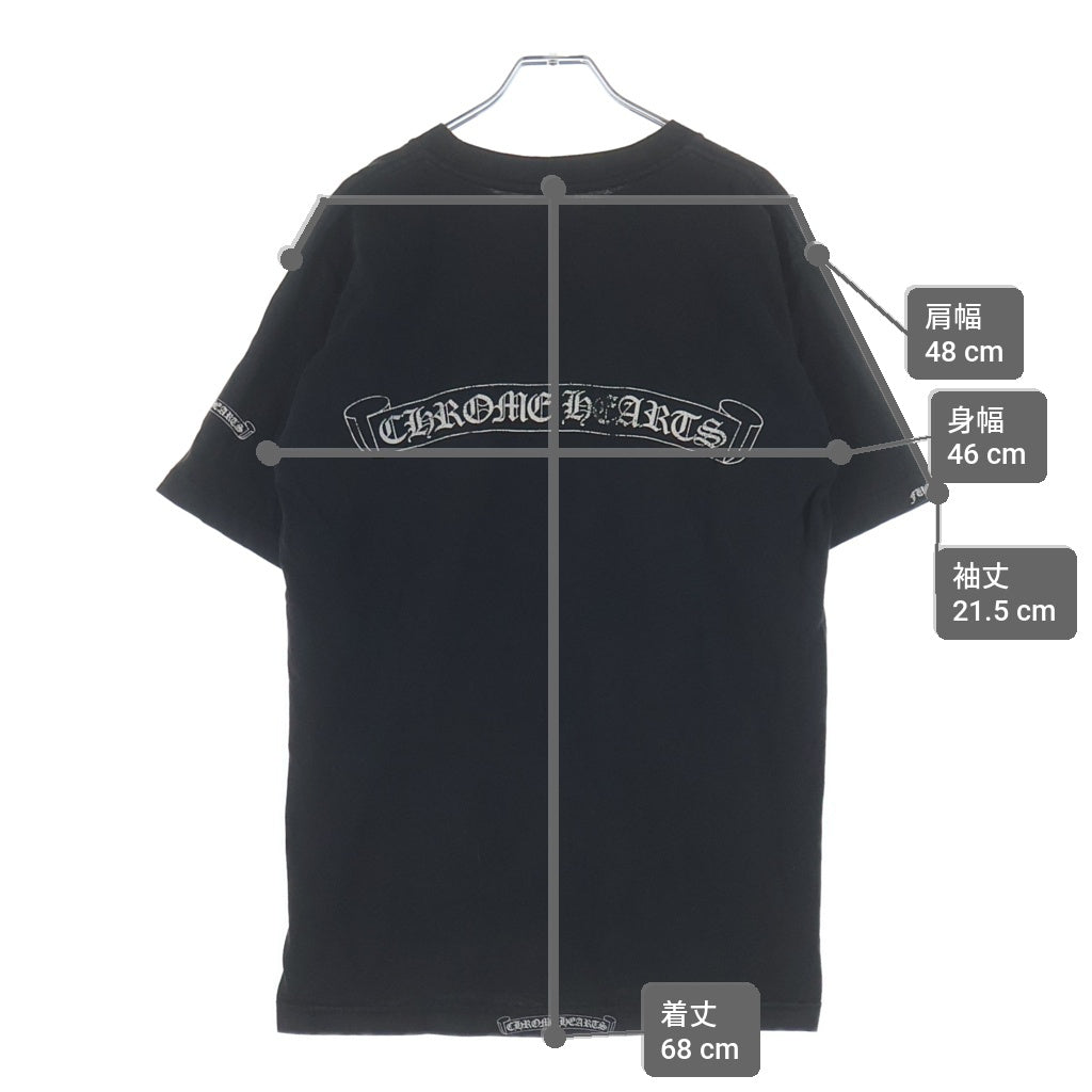 CHROME HEARTS(クロムハーツ) OLD S/S オールド ヴァインダガー バックスクロールラベルプリント 半袖Tシャツカットソー