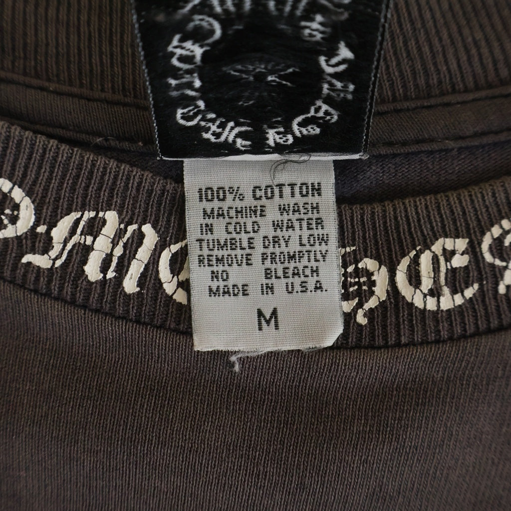 CHROME HEARTS(クロムハーツ) OLD ネックロゴ ヴァインダガーバックスクロールラベルプリント 半袖Tシャツカットソー