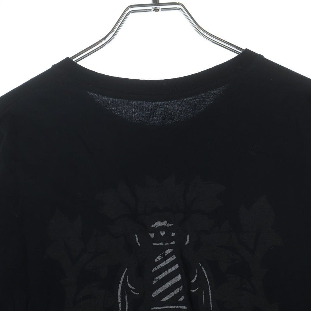 CHROME HEARTS(クロムハーツ) VINE DAGGER ARM LOGO TEE ヴァインダガー アームロゴ プリント 長袖Tシャツ カットソー ブラック