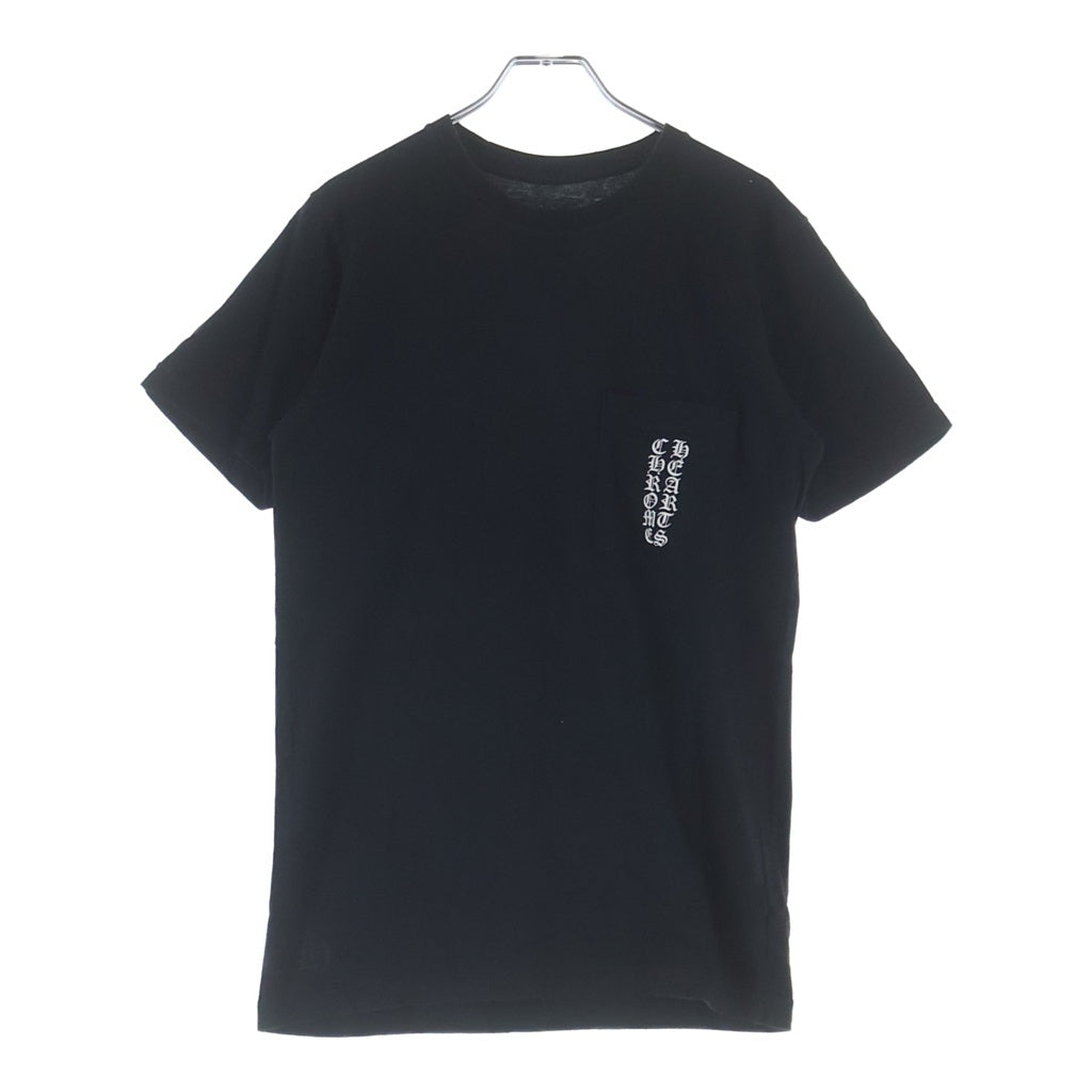 CHROME HEARTS(クロムハーツ) SCRL CEM CRS TEE バックスクロールラベル セメタリークロス プリント 半袖Tシャツ カットソー ブラック