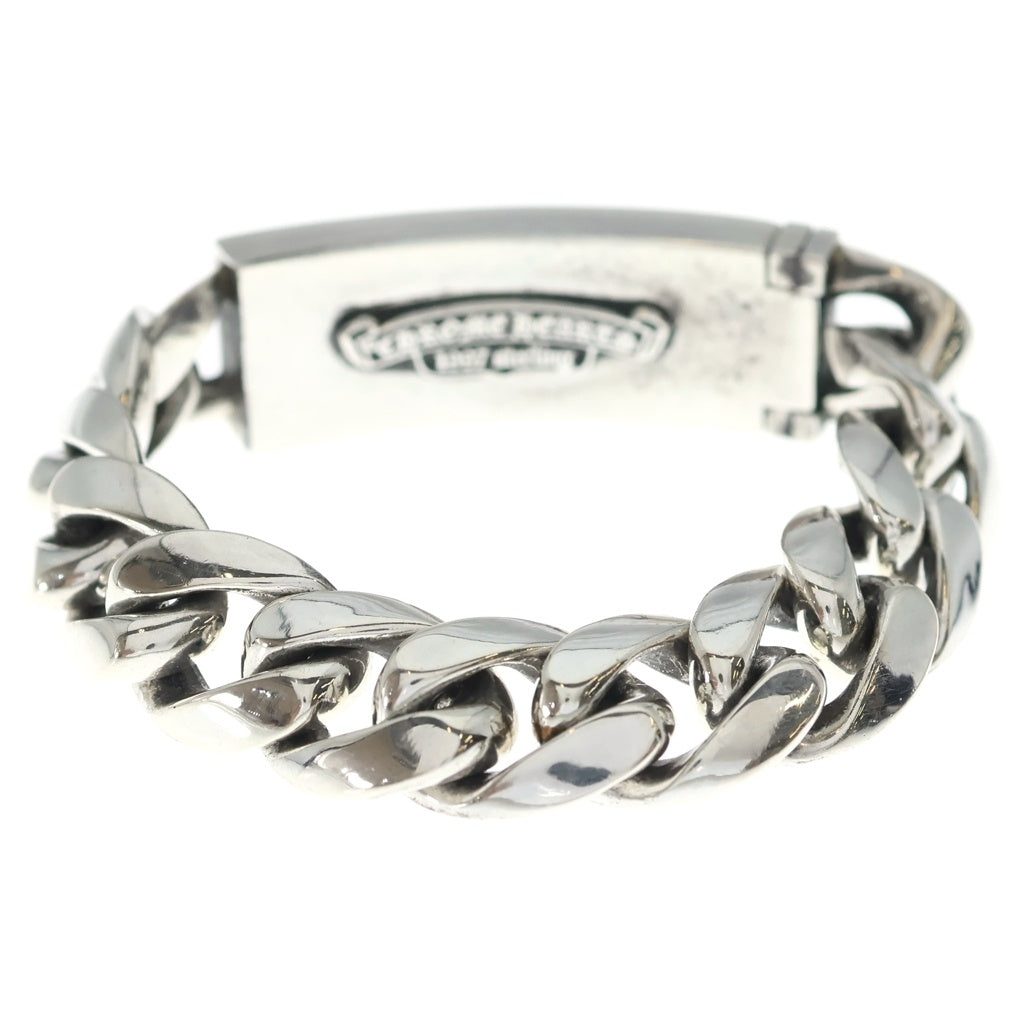 CHROME HEARTS(クロムハーツ) ID FLORAL CRS フローラルクロスIDクラシックリンク ブレスレット 11LINK シルバー BCA164