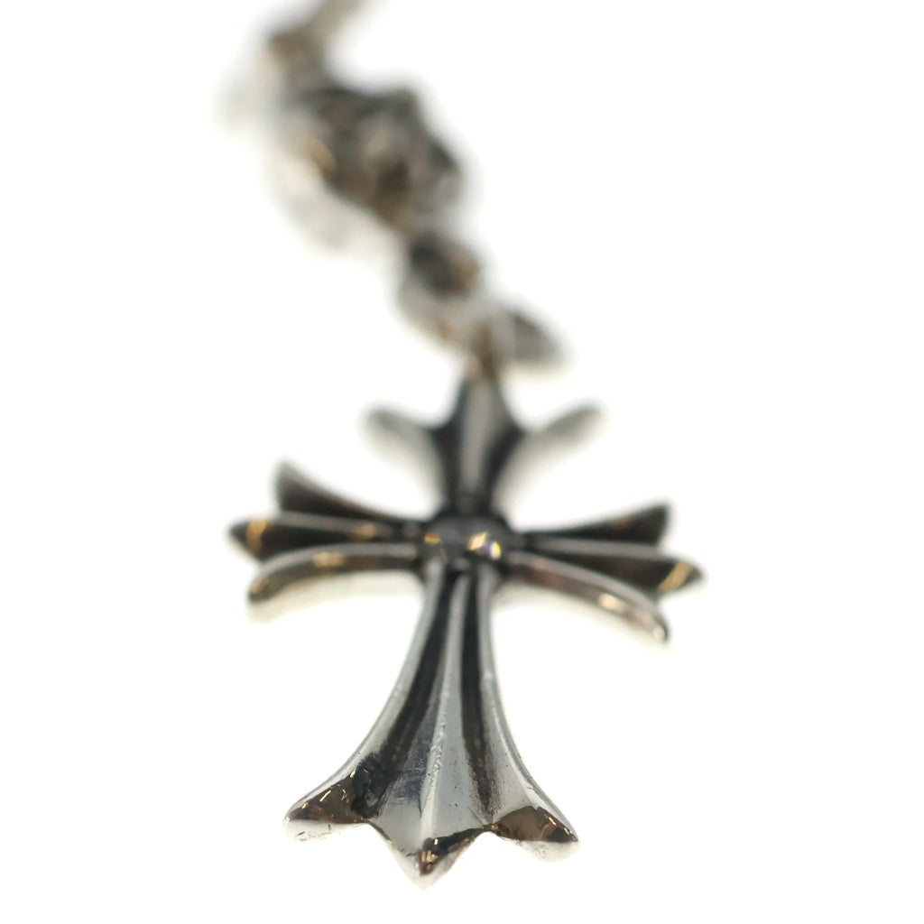 CHROME HEARTS(クロムハーツ) 1B TNY CH CRS 1DIA 1ボールタイニーCHクロス 1ダイヤ チャーム シルバーネックレストップ