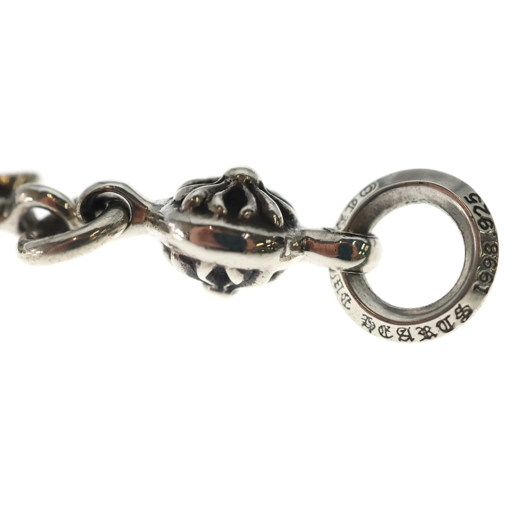 CHROME HEARTS(クロムハーツ) 1B TNY CH CRS 1DIA 1ボールタイニーCHクロス 1ダイヤ チャーム シルバーネックレストップ