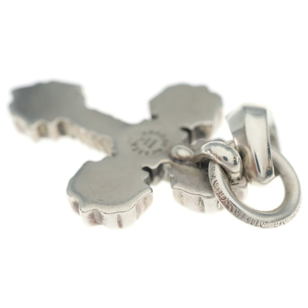 CHROME HEARTS(クロムハーツ) FILIG CROSS-XSM W BALE フィリグリークロスXSベイル wベイル ネックレストップ シルバー BCA262