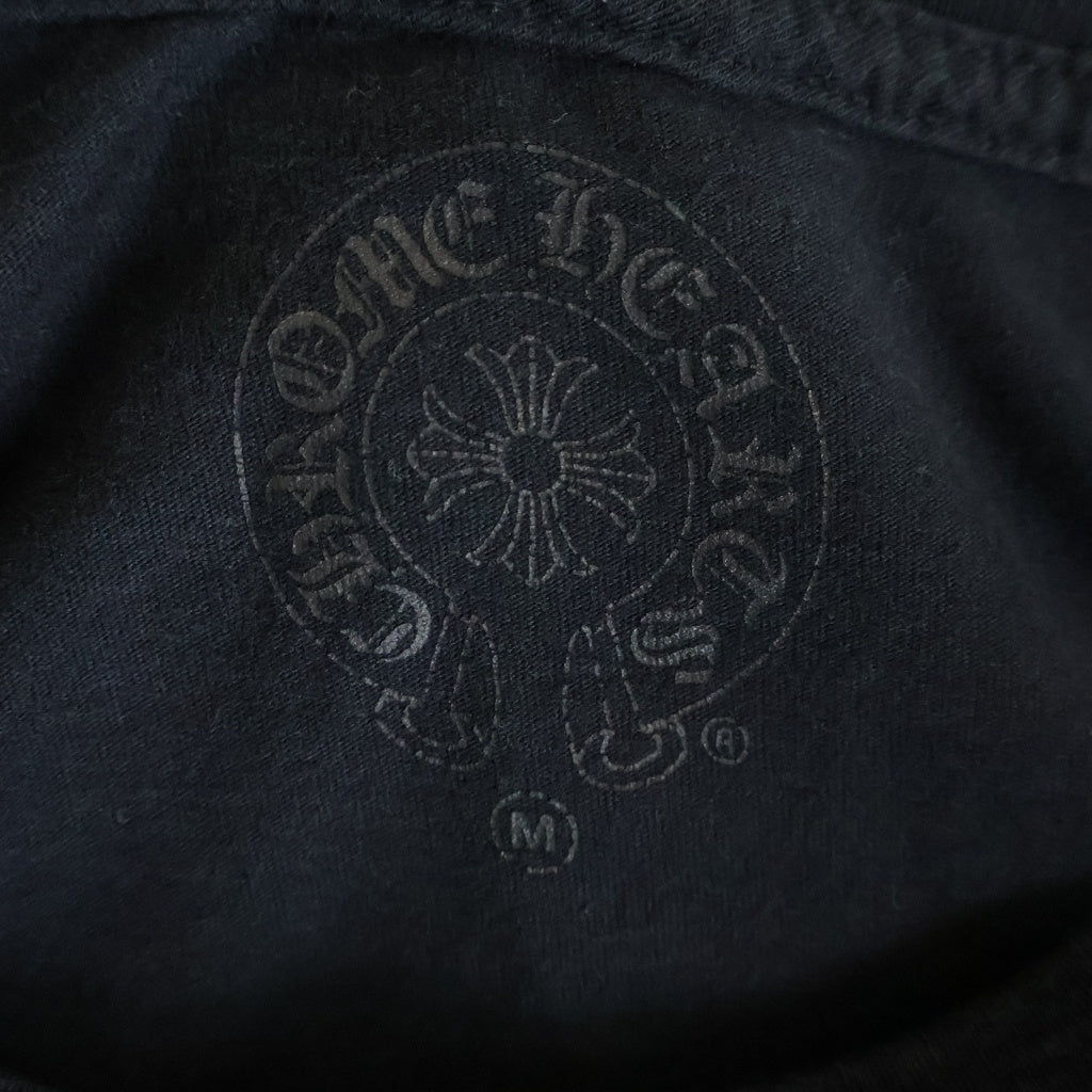 CHROME HEARTS(クロムハーツ) VINE DAGGER L/S TEE ヴァインダガー袖英字ロゴプリント 長袖Tシャツカットソー