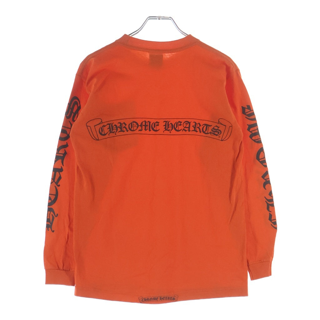 CHROME HEARTS(クロムハーツ) OLD L/S オールド 英字ロゴバックスクロールラベルプリント 長袖Tシャツカットソー