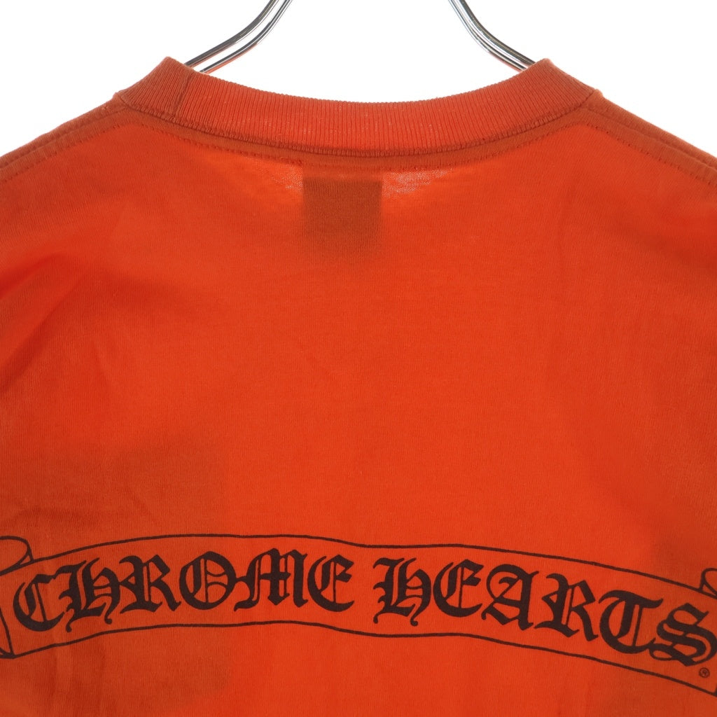 CHROME HEARTS(クロムハーツ) OLD L/S オールド 英字ロゴバックスクロールラベルプリント 長袖Tシャツカットソー