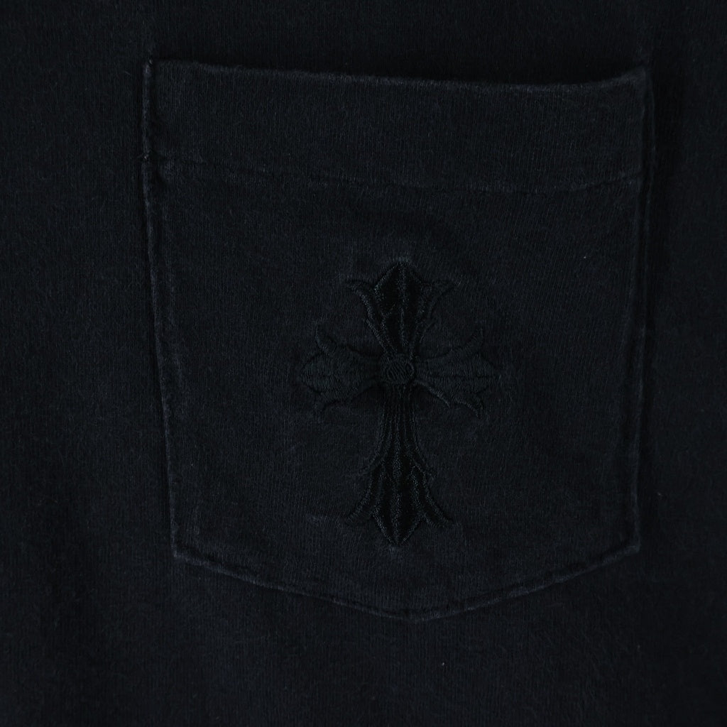 CHROME HEARTS(クロムハーツ) OLD L/S オールド 胸CHクロス刺繍 長袖Tシャツカットソー