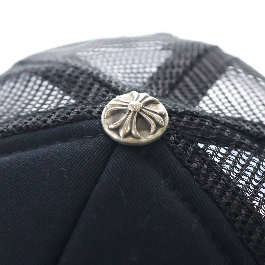 CHROME HEARTS(クロムハーツ) TRUCKER CAP トラッカーキャップ 3セメタリーレザーパッチメッシュキャップ