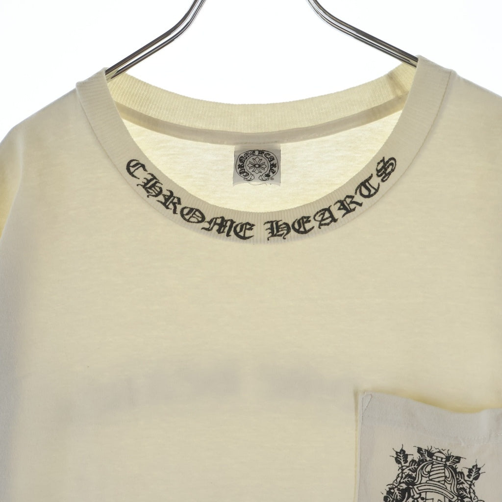 CHROME HEARTS(クロムハーツ) OLD オールド ネックロゴヴァインダガー バックスクロールラベルプリント 半袖Tシャツカットソー