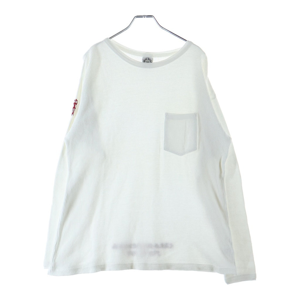 CHROME HEARTS(クロムハーツ) OLD オールド ヴァインダガー刺繍 サーマル 長袖Tシャツ