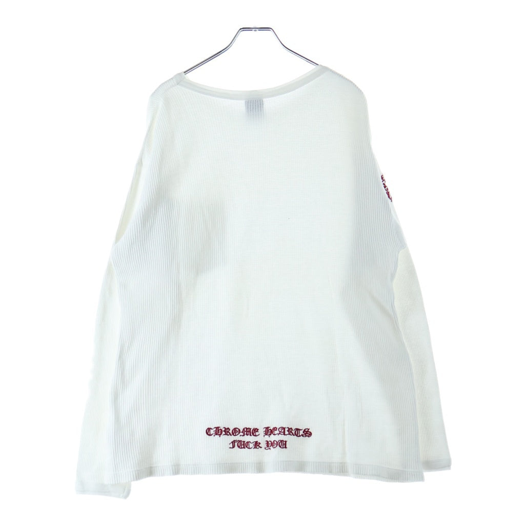 CHROME HEARTS(クロムハーツ) OLD オールド ヴァインダガー刺繍 サーマル 長袖Tシャツ
