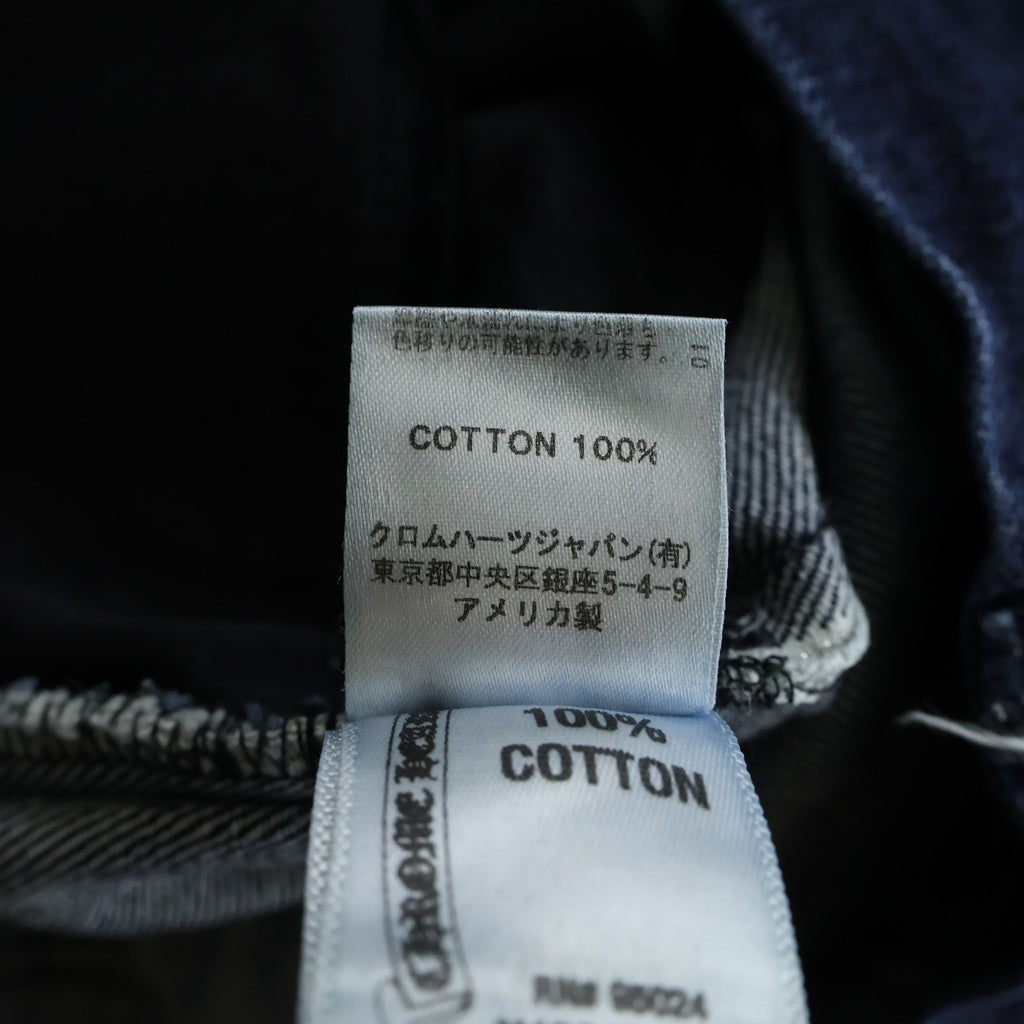 CHROME HEARTS(クロムハーツ) OLD DNM PANTS オールド クロスボタン フライデニムパンツ インディゴ