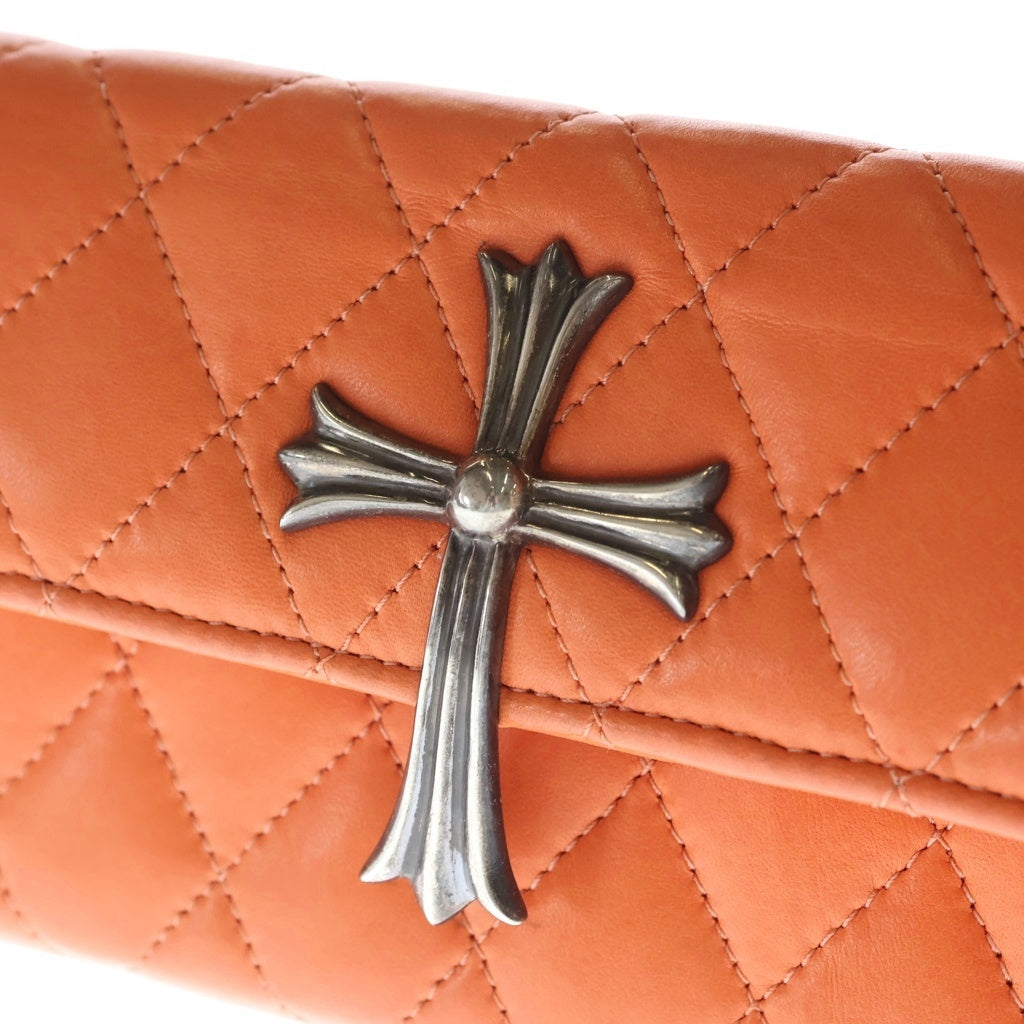 CHROME HEARTS(クロムハーツ) DINNER LG CH CROSS ディナー ラージCHクロス付レザークラッチバッグ