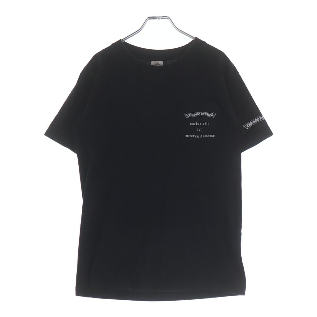 CHROME HEARTS(クロムハーツ) OLD ×UNITED ARROWS ユナイテッドアローズ ダガー クルーネック半袖Tシャツカットソー ブラック