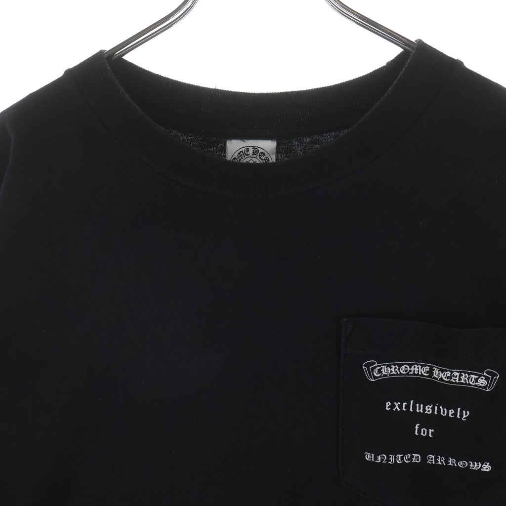 CHROME HEARTS(クロムハーツ) OLD ×UNITED ARROWS ユナイテッドアローズ ダガー クルーネック半袖Tシャツカットソー ブラック