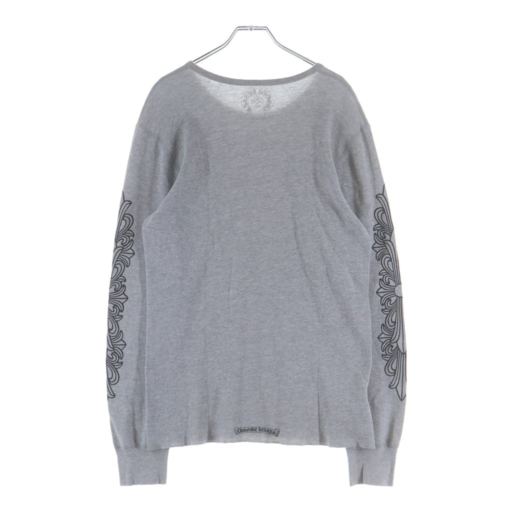 CHROME HEARTS(クロムハーツ) Thermal L S 袖フローラルプリント長袖カットソー