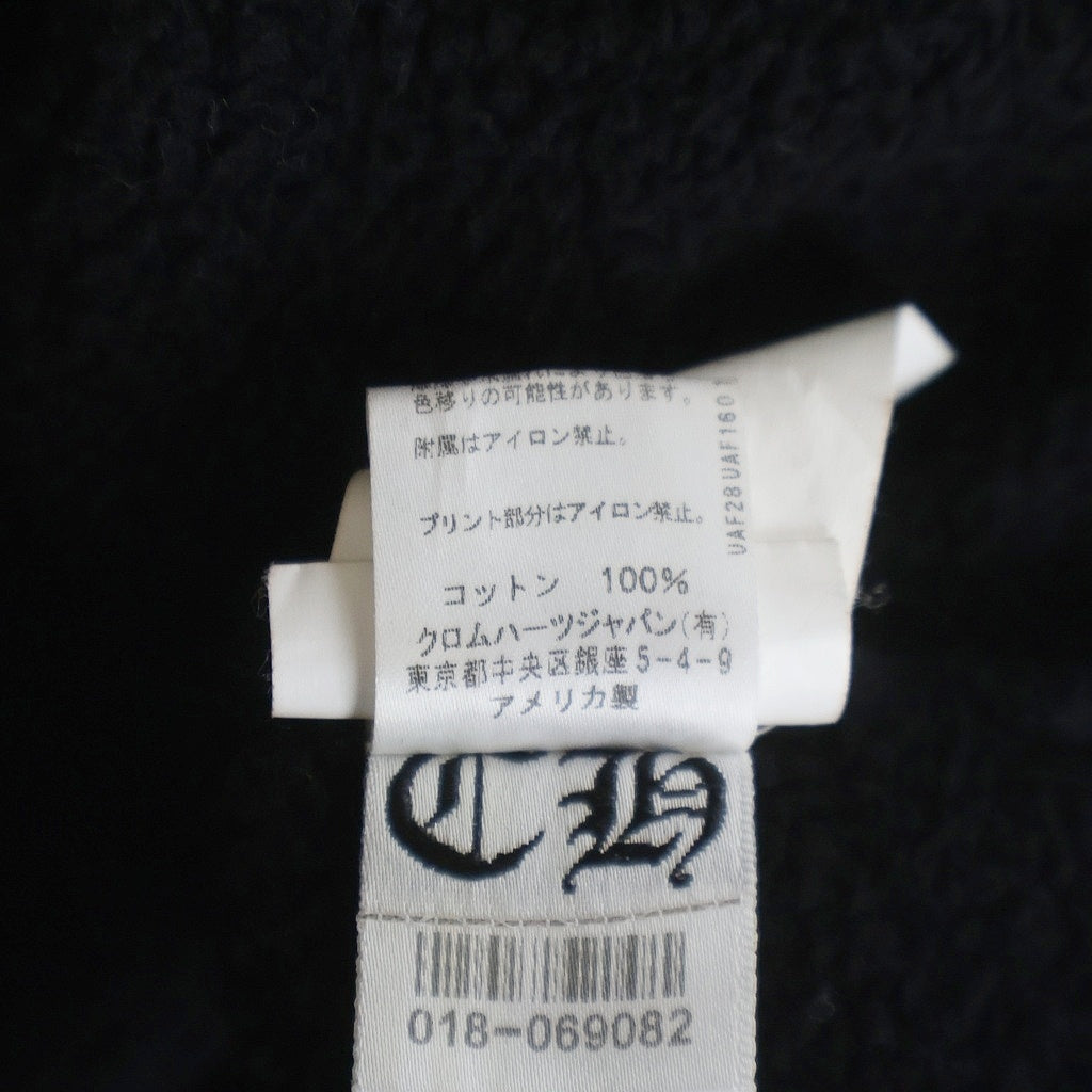 CHROME HEARTS(クロムハーツ) FLRL Zip Hoodie 袖フローラル ジップアップパーカー アーチロゴ ブラック