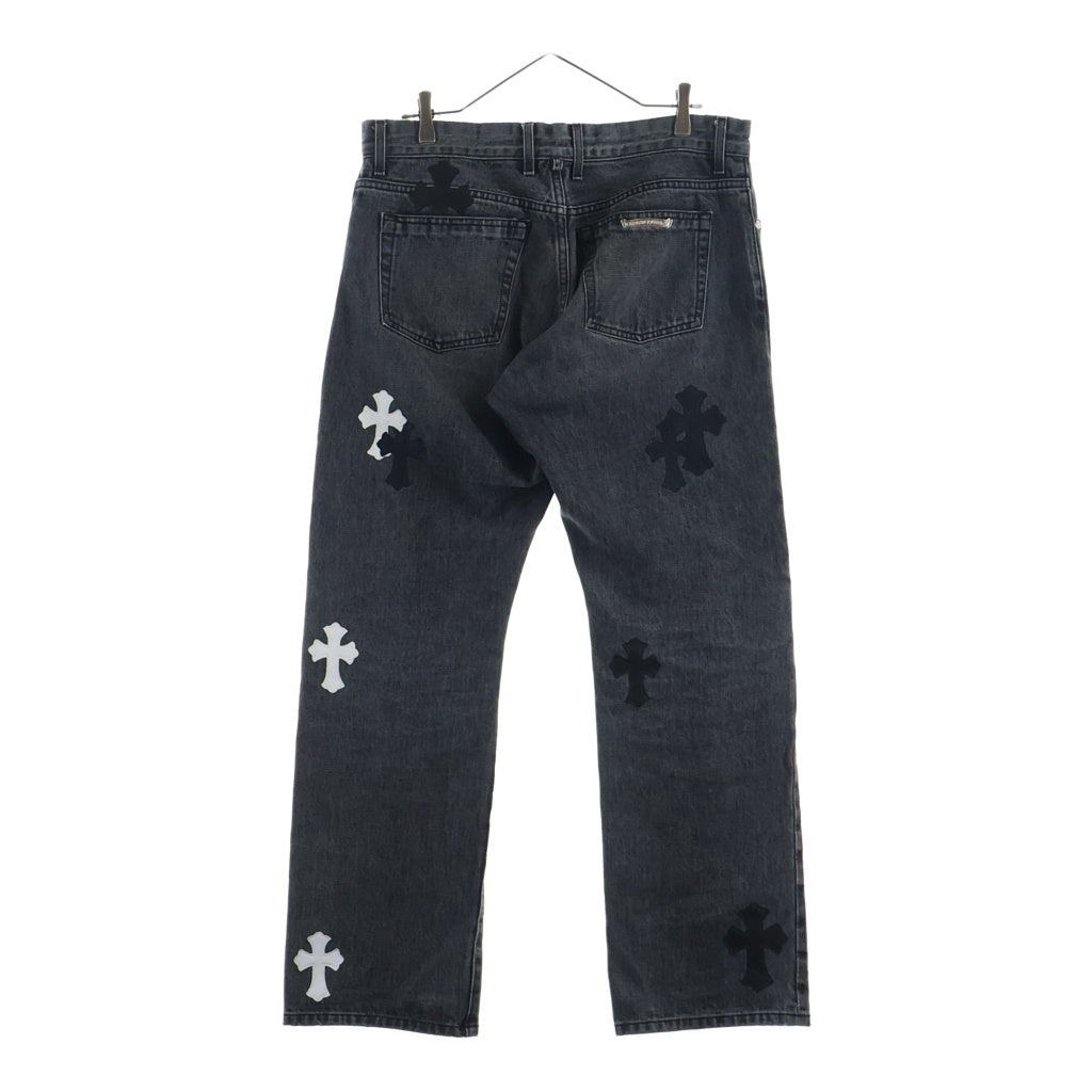 CHROME HEARTS(クロムハーツ) JEAN SL FLEURKNEE クロスパッチ付き