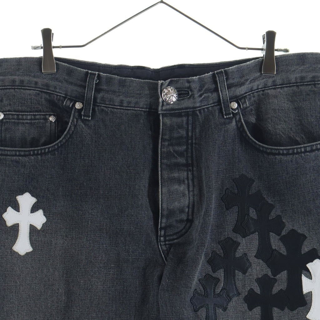 CHROME HEARTS(クロムハーツ) JEAN SL FLEURKNEE クロスパッチ付き