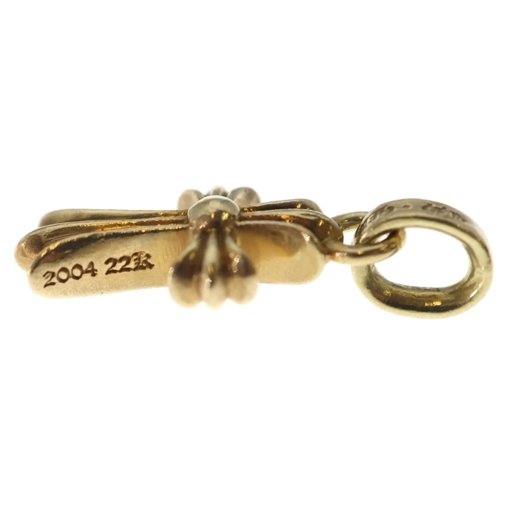 CHROME HEARTS(クロムハーツ) 22K CRS BBYFAT ベイビーファットクロス ペンダントトップ ゴールドBCA037