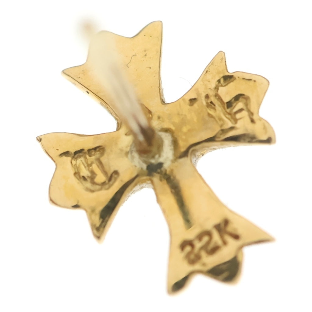 CHROME HEARTS(クロムハーツ) 22K No2 CH PLS CHプラス スタッドピアス ゴールド BCA022