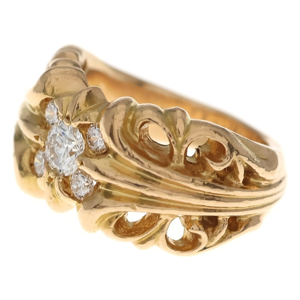 CHROME HEARTS(クロムハーツ) 22K K&T 5PT DIA 5ポイントダイヤ ゴールドリング