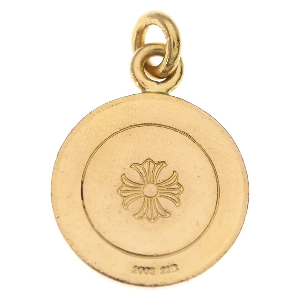 CHROME HEARTS(クロムハーツ) 22K ANGEL MEDAL 22K エンジェルメダル チャーム ネックレス トップ ゴールド