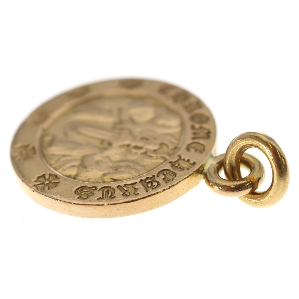 CHROME HEARTS(クロムハーツ) 22K ANGEL MEDAL 22K エンジェルメダル チャーム ネックレス トップ ゴールド