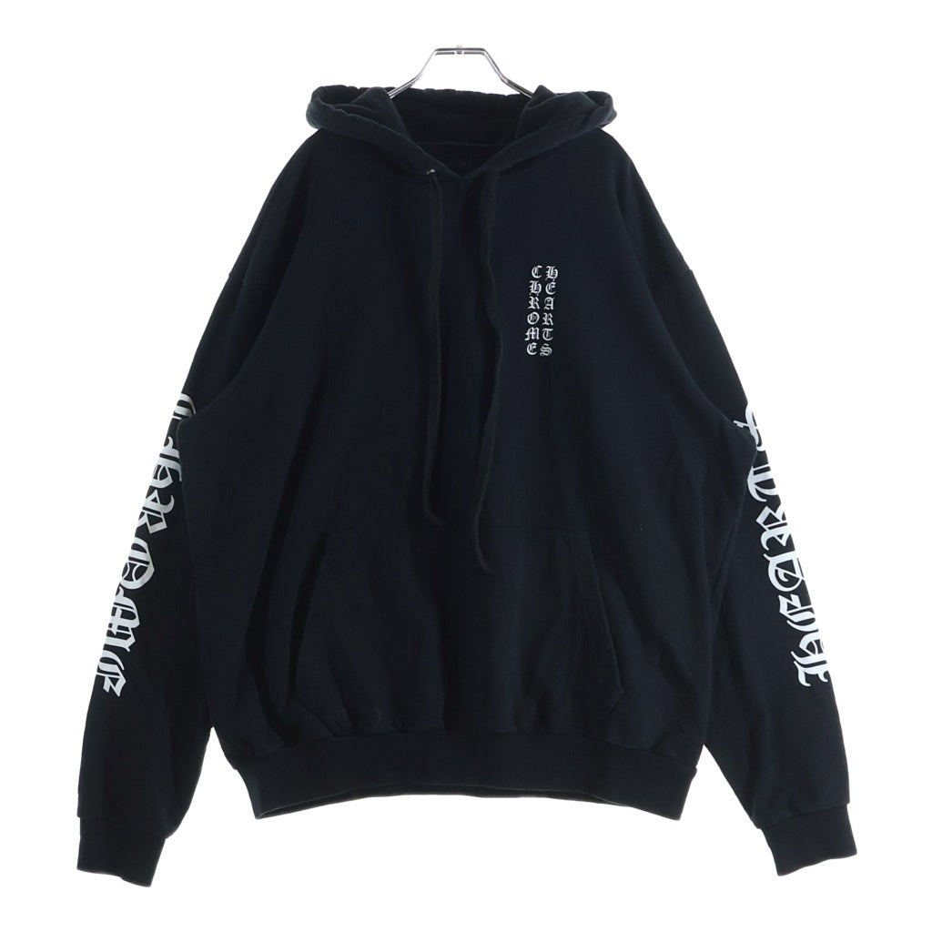 CHROME HEARTS(クロムハーツ) SWTSHRT PLVR アームロゴプリントプルオーバーパーカー