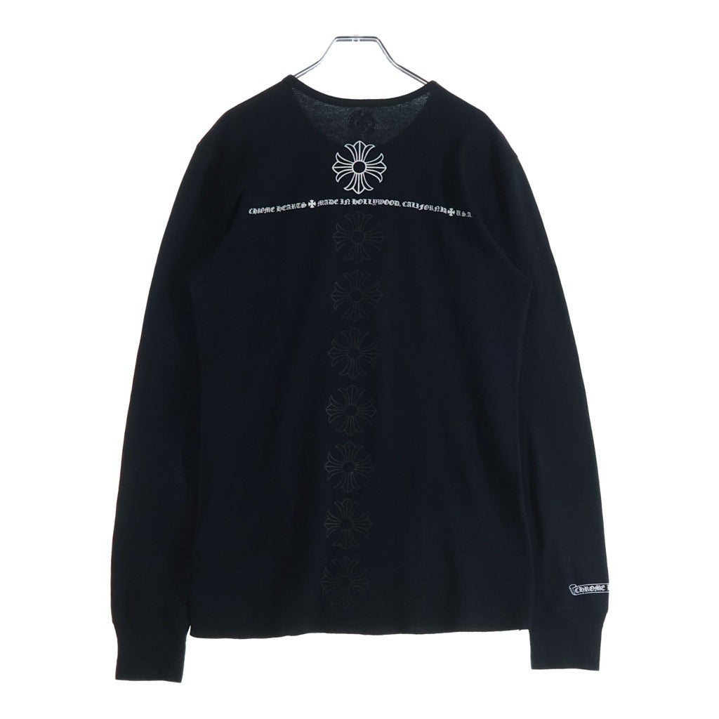 CHROME HEARTS(クロムハーツ) THERMAL L/S TEE バックCHプラスプリント サーマル長袖Tシャツカットソー