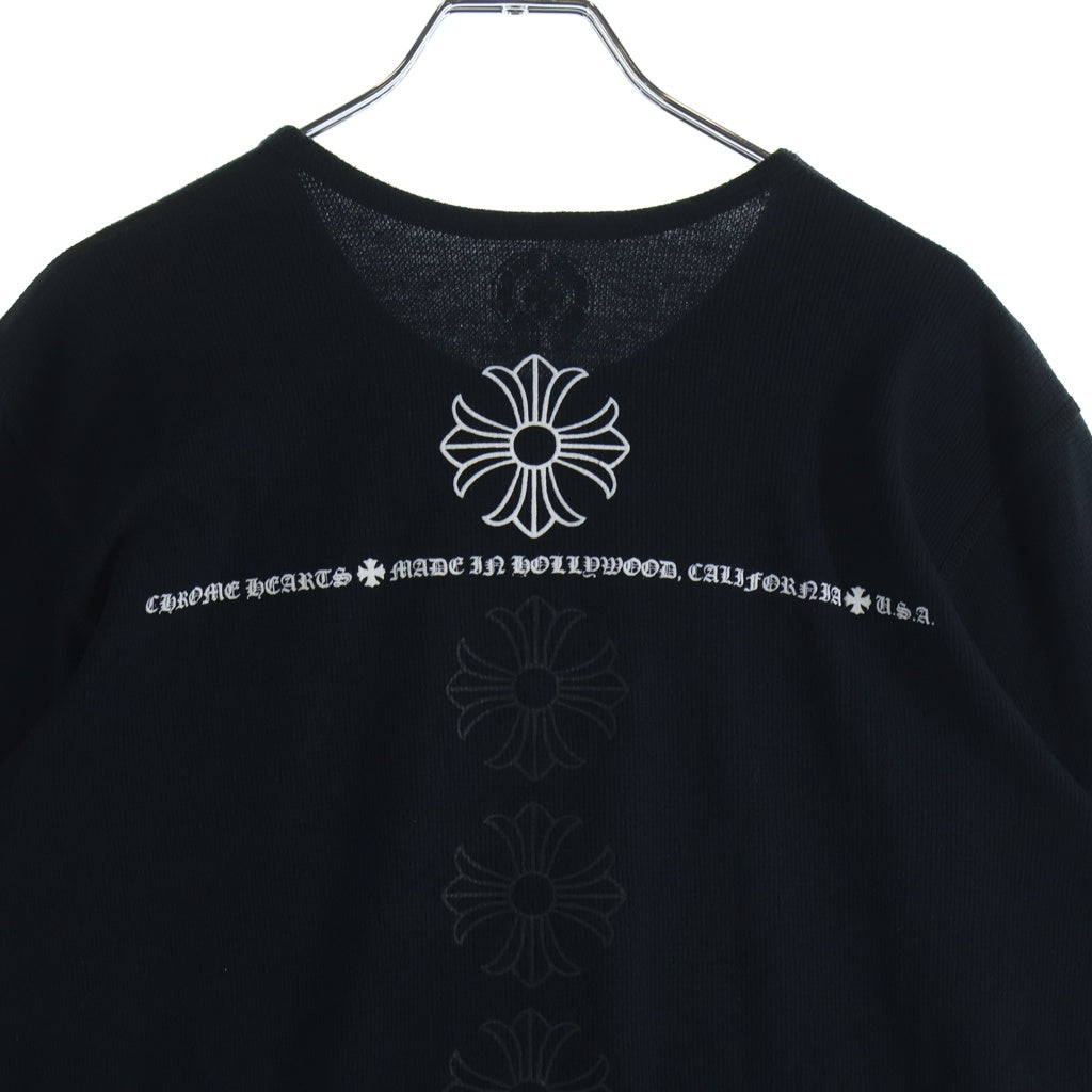 CHROME HEARTS(クロムハーツ) THERMAL L/S TEE バックCHプラスプリント サーマル長袖Tシャツカットソー