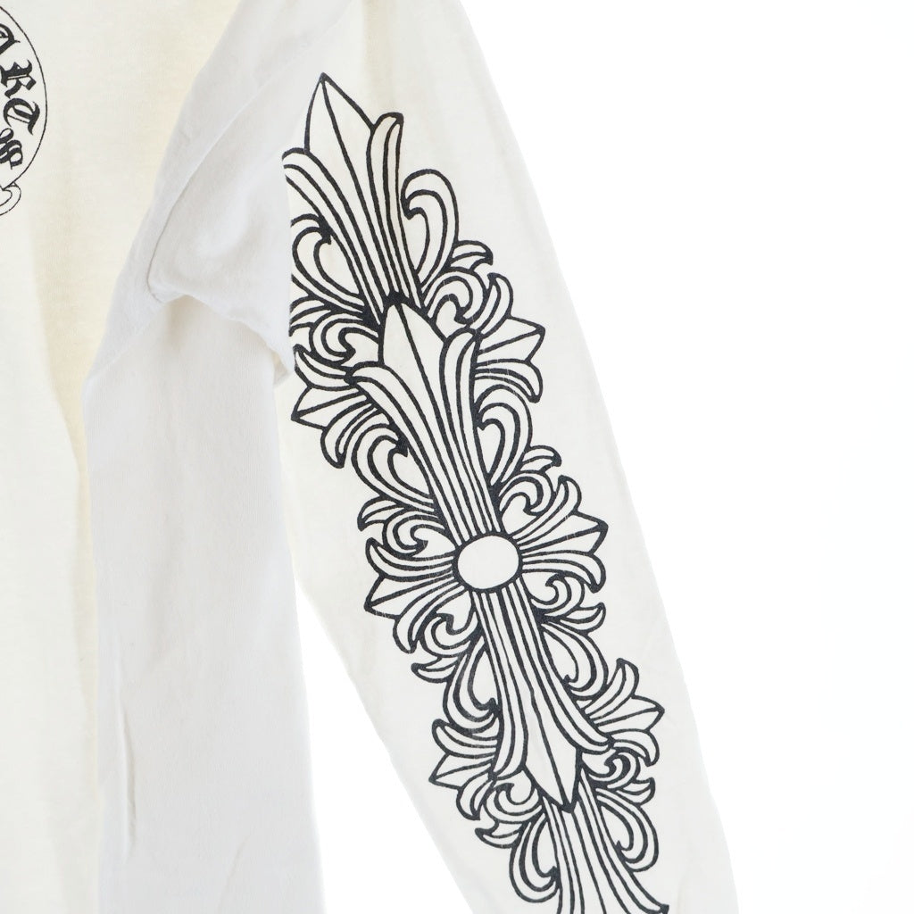 CHROME HEARTS(クロムハーツ) OLD L/S オールド 袖フローラル ヴァインダガーホースシュープリント 長袖Tシャツカットソー