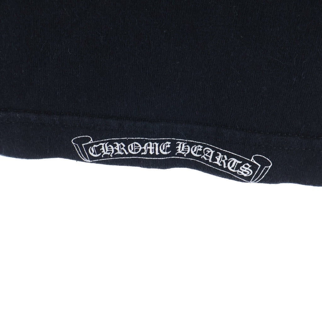 CHROME HEARTS(クロムハーツ) OLD S/S ネックロゴ ヴァインダガーバックスクロールラベルプリント 半袖Tシャツカットソー