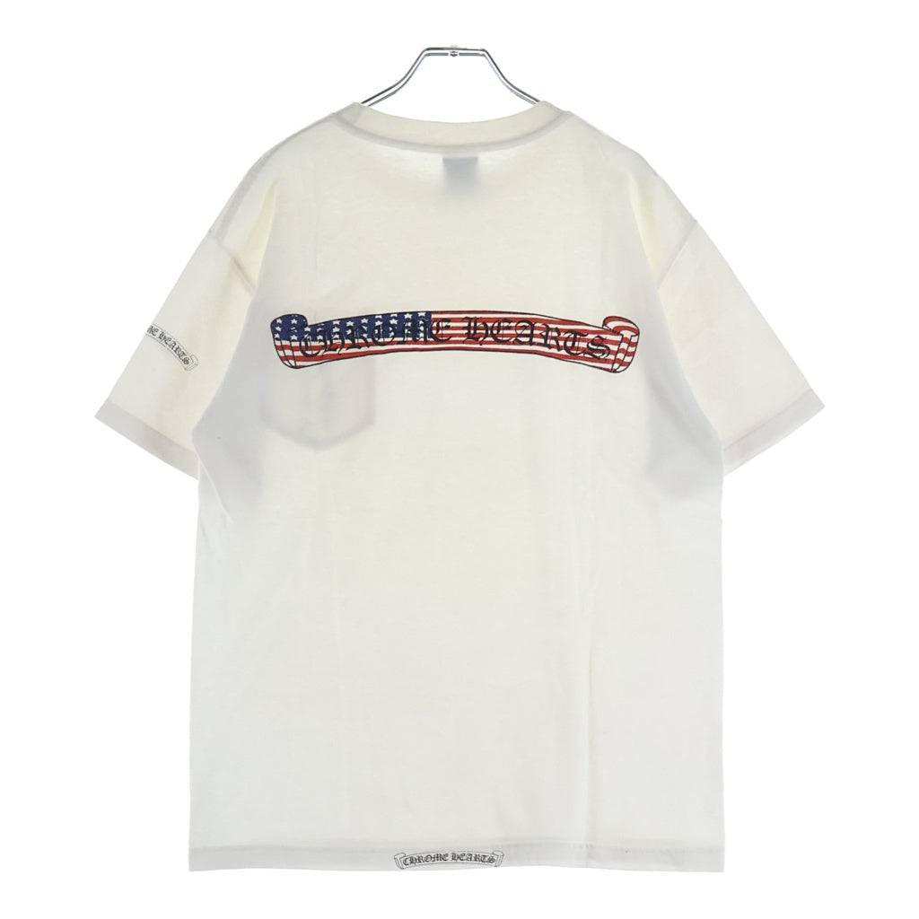 CHROME HEARTS(クロムハーツ) OLD S/S 英字ロゴ バックアメリカンスクロールラベルプリント 半袖Tシャツカットソー