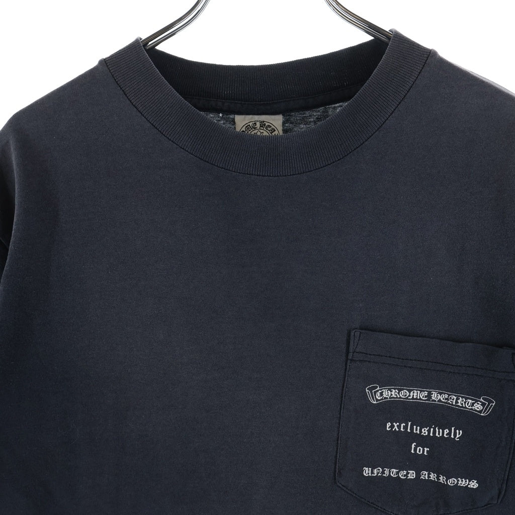 CHROME HEARTS(クロムハーツ) OLD ×UNITED ARROWS ユナイテッドアローズ ダガー クルーネック半袖Tシャツカットソー ブラック