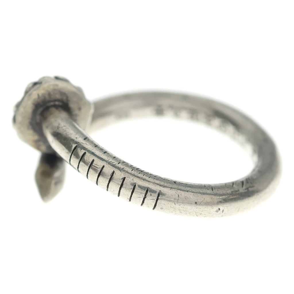CHROME HEARTS(クロムハーツ) NAIL CRSBALL ネイル クロスボール リング シルバー BCA349