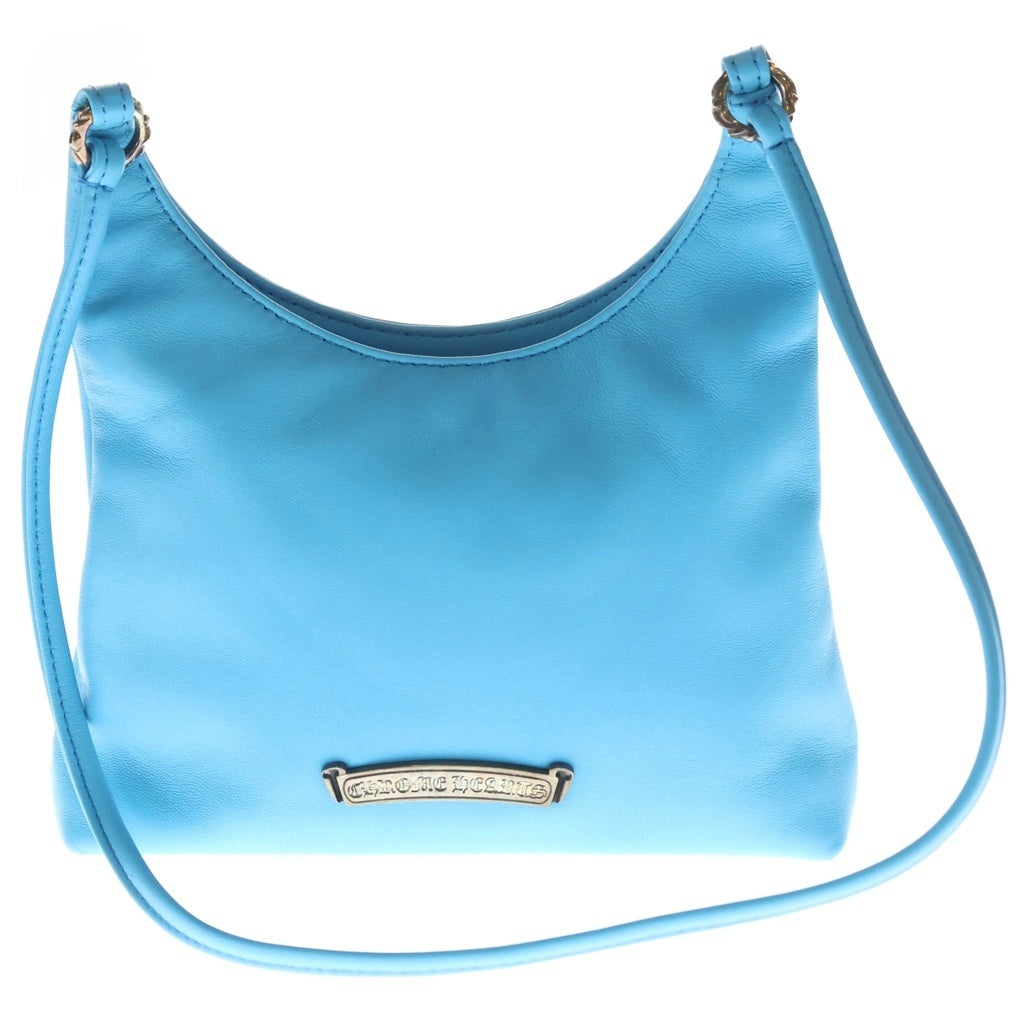 CHROME HEARTS(クロムハーツ) VIV LTHR DAGGER BAG ヴィヴ ダガーレザーバック ショルダーバック ブルー レディース